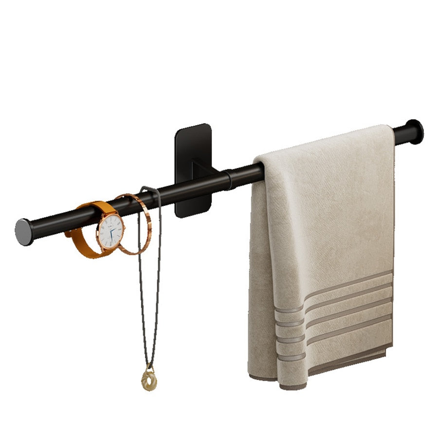 Punch-Free Towel Rack