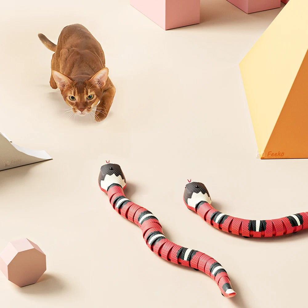 Smart Sensing Snake Interactive Cat Toy