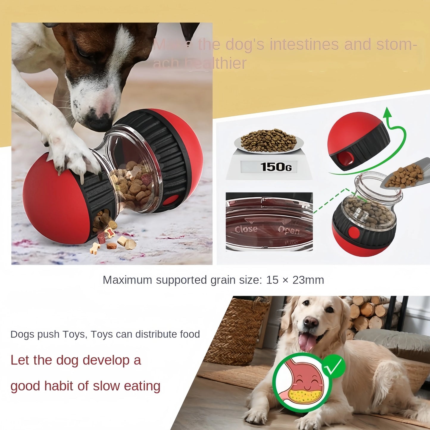 Pet Dog Leaky Food Toy