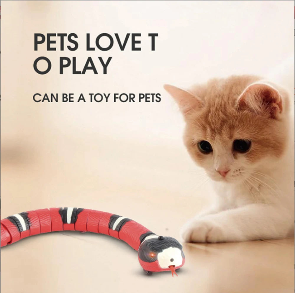 Smart Sensing Snake Interactive Cat Toy